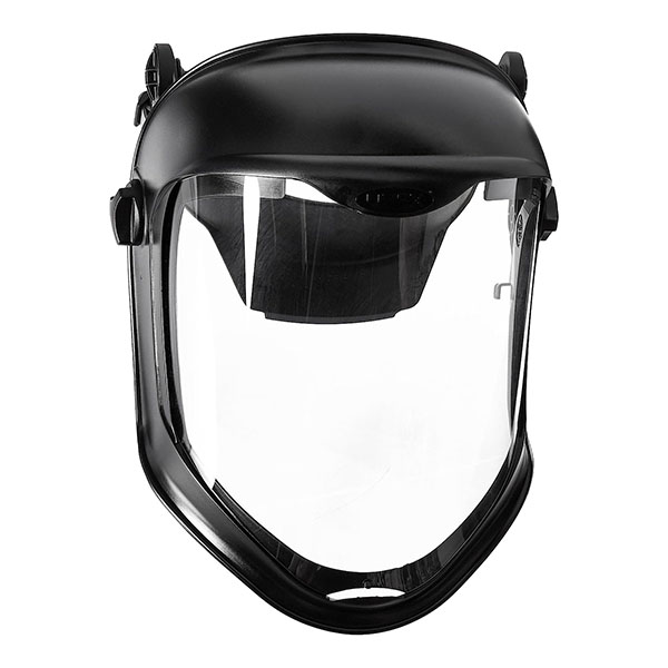 Uvex Bionic Face Shield with Clear Polycarbonate Visor and Anti-Fog/Hard Coat (S8510)